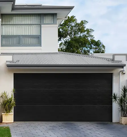modern flush panel amarr garage door roanoke va